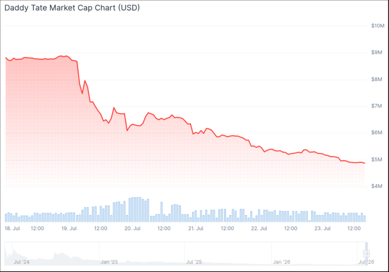 Andrew Tate’s crypto wipes out millions after his arrest